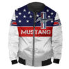 BOMBER JACKET FORD MUSTANG , MUSTANG 3D SPRING AUTUMN, MENS CASUAL JACKET KF27