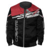 BOMBER JACKET CHEVROLET CORVETTE, CHEVROLET 3D SPRING AUTUMN, MENS CASUAL JACKET QO19