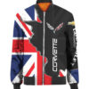 BOMBER JACKET CHEVROLET CORVETTE, CHEVROLET 3D SPRING AUTUMN, MENS CASUAL JACKET KR37