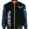 BOMBER JACKET CHEVROLET CORVETTE, CHEVROLET 3D SPRING AUTUMN, MENS CASUAL JACKET LC39