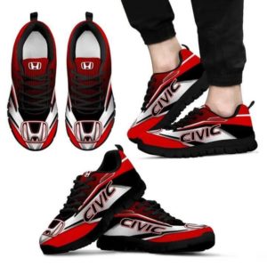 SOLE SNEAKER HONDA CIVIC, HONDA SHOES, BIRTHDAY UNISEX GIFT, DRIVING SHOES, RACING SHOES, DRIFT CAR FQ28