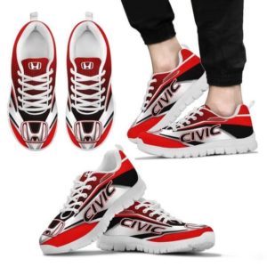 SOLE SNEAKER HONDA CIVIC, HONDA SHOES, BIRTHDAY UNISEX GIFT, DRIVING SHOES, RACING SHOES, DRIFT CAR VC74