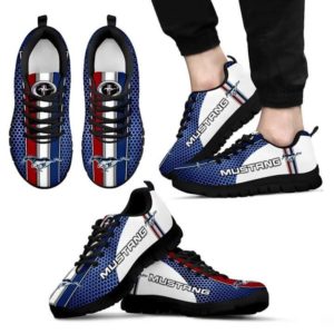 SOLE SNEAKER FORD MUSTANG, MUSTANG SHOES, MUSTANG SNEAKERS, GIFTS FOR MUSTANG LOVERS, DRIVING SHOES, RACING SHOES BG39