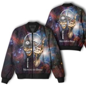 BOMBER JACKET MERCEDES, MERCEDES 3D SPRING AUTUMN, MENS CASUAL JACKET, CAR SPORTS SB18