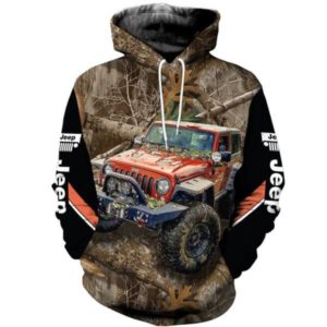 JEEP, JEEP PULLOVER HOODIE - JEEP HOODED SWEATSHIRT CV28
