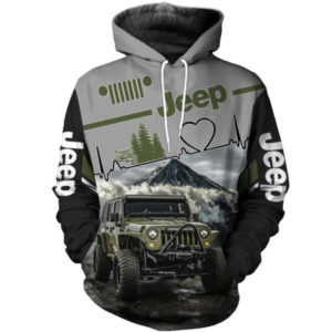 JEEP, JEEP PULLOVER HOODIE - JEEP HOODED SWEATSHIRT SV14