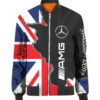BOMBER JACKET MERCEDES AMG, AMG TEAM MOTORSPORT AUTOSPORT CAR SPORTS WC28