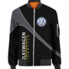BOMBER JACKET VOLKSWAGEN, VOLKSWAGEN 3D SPRING AUTUMN, MENS CASUAL JACKET, CAR SPORTS WG64