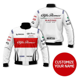 CUSTOMIZE YOUR NAME BOMBER JACKET ALFA ROMEO AW84