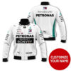 CUSTOM NAME BOMBER JACKET MERCEDES, MERCEDES 3D SPRING AUTUMN, MENS CASUAL JACKET, CAR SPORTS DG27