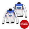 CUSTOM NAME BOMBER JACKET FORD, FORD 3D SPRING AUTUMN, MENS CASUAL JACKET ED28