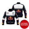 CUSTOMIZE YOUR NAME BOMBER JACKET RC REDBULL AS46