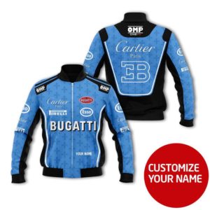CUSTOMIZE YOUR NAME BOMBER JACKET BUGATTI ET79