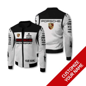 CUSTOMIZE YOUR NAME BOMBER JACKET PORSCHE WR84