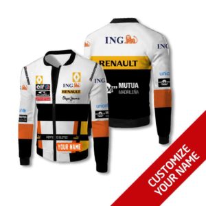 CUSTOMIZE YOUR NAME BOMBER JACKET RENAULT SR19