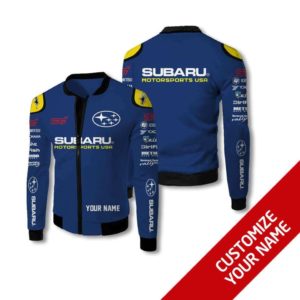 CUSTOMIZE YOUR NAME BOMBER JACKET SUBARU WR14