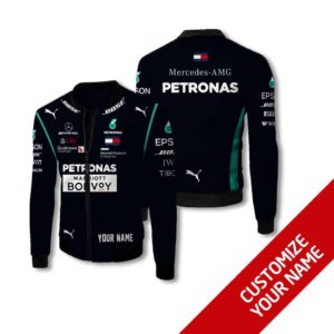 CUSTOMIZE YOUR NAME BOMBER JACKET PETRONAS QW34