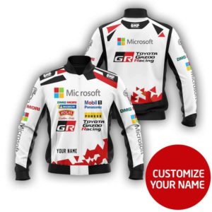 CUSTOMIZE YOUR NAME BOMBER JACKET TOYOTA RACING FW17