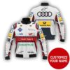 CUSTOM NAME BOMBER JACKET AUDI, AUDI 3D SPRING AUTUMN, MENS CASUAL JACKET RG39
