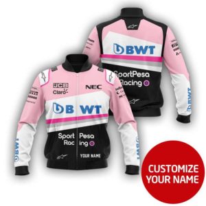 CUSTOMIZE YOUR NAME BOMBER JACKET BWT QF79