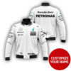 CUSTOM NAME BOMBER JACKET MERCEDES, MERCEDES 3D SPRING AUTUMN, MENS CASUAL JACKET, CAR SPORTS VT28