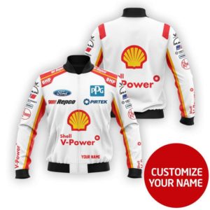 CUSTOMIZE YOUR NAME BOMBER JACKET SHELL V-POWER AF31
