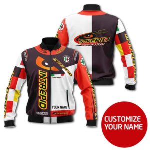 CUSTOMIZE YOUR NAME BOMBER JACKET INTREPID DG39