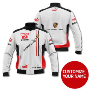 CUSTOMIZE YOUR NAME BOMBER JACKET PORSCHE ET47