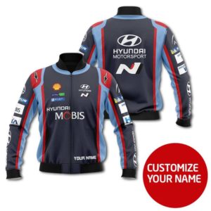 CUSTOMIZE YOUR NAME BOMBER JACKET HYUNDAI DF85