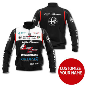 CUSTOMIZE YOUR NAME BOMBER JACKET ALFA ROMEO CR58