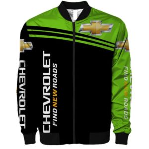 CHEVOLET BOMBER JACKET, CHEVROLET 3D SPRING AUTUMN, MENS CASUAL JACKET
