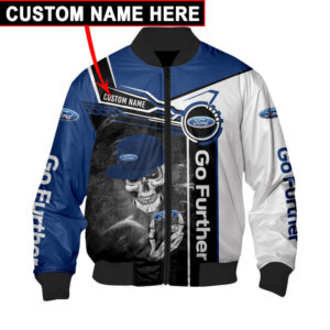 CUSTOM NAME BOMBER JACKET FORD, FORD 3D SPRING AUTUMN, MENS CASUAL JACKET EB19