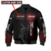 CUSTOM NAME BOMBER JACKET JEEP, JEEP 3D SPRING AUTUMN, MENS CASUAL JACKET AD41