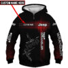 CUSTOM NAME JEEP, JEEP PULLOVER HOODIE - JEEP HOODED SWEATSHIRT ED18
