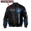 CUSTOM NAME BOMBER JACKET MUSTANG, MUSTANG 3D SPRING AUTUMN, MENS CASUAL JACKET ED41