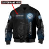CUSTOM NAME BOMBER JACKET VOLKSWAGEN, VOLKSWAGEN 3D SPRING AUTUMN, MENS CASUAL JACKET DV28