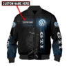 Custom Name Bomber Jacket Volkswagen, Volkswagen 3D Spring Autumn, Mens Casual Jacket Fh59
