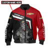 CUSTOM NAME BOMBER JACKET CHEVROLET, CHEVROLET 3D SPRING AUTUMN, MENS CASUAL JACKET FH64