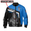 CUSTOM NAME BOMBER JACKET MUSTANG, MUSTANG 3D SPRING AUTUMN, MENS CASUAL JACKET FH29