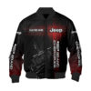 CUSTOM NAME BOMBER JACKET JEEP, JEEP 3D SPRING AUTUMN, MENS CASUAL JACKET CR18