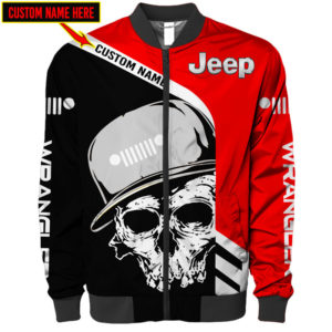 CUSTOM NAME BOMBER JACKET JEEP, JEEP 3D SPRING AUTUMN, MENS CASUAL JACKET DG64