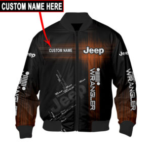 CUSTOM NAME BOMBER JACKET JEEP, JEEP 3D SPRING AUTUMN, MENS CASUAL JACKET SC74