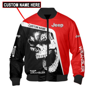 CUSTOM NAME BOMBER JACKET JEEP, JEEP 3D SPRING AUTUMN, MENS CASUAL JACKET KQ71