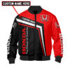 CUSTOM NAME HONDA, HONDA 3D SPRING AUTUMN NEW FASHION MENS CASUAL JACKET LARGE SIZE MEN PILOT BOMBER JACKET CG49