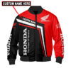 CUSTOM NAME HONDA, HONDA 3D SPRING AUTUMN NEW FASHION MENS CASUAL JACKET LARGE SIZE MEN PILOT BOMBER JACKET GQ32