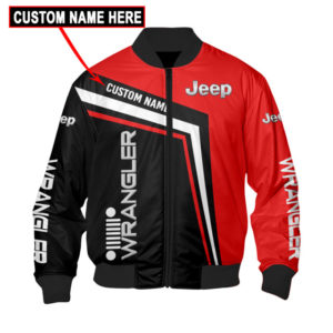 CUSTOM NAME BOMBER JACKET JEEP, JEEP 3D SPRING AUTUMN, MENS CASUAL JACKET WN27