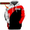 CUSTOM NAME BOMBER JACKET JEEP, JEEP 3D SPRING AUTUMN, MENS CASUAL JACKET WN47