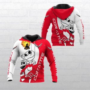 HOODIE CHEVROLET CORVETTE, CHEVROLET 3D SPRING AUTUMN, MENS CASUAL HOODIE FX498