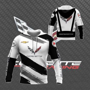 HOODIE CHEVROLET CORVETTE, CHEVROLET 3D SPRING AUTUMN, MENS CASUAL HOODIE HG269