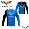 HOODIE CHEVROLET CORVETTE, CHEVROLET 3D SPRING AUTUMN, MENS CASUAL HOODIE GW155